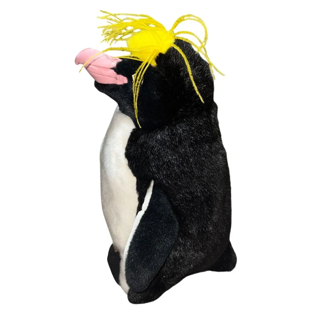 Vintage‎ Discovery Channel Rockhopper / Macaroni Penguin Plush 1999 Large 15